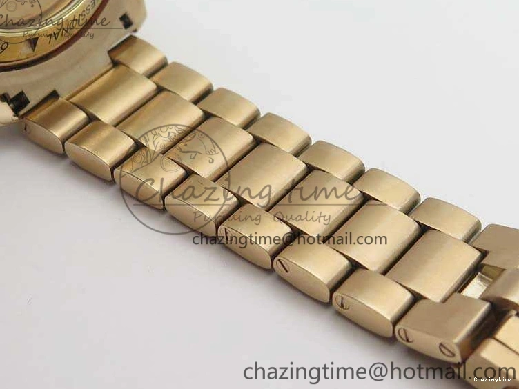 0328 Seamaster Pro Chrono RG Best Edition Black Ceramic Black Dial On RG Bracelet A ComfortFit 8130